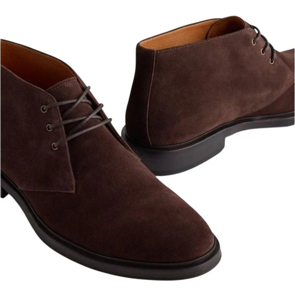 Quince Heritage Suede Chukka Suede Leather Chukka Boots Men's Size 12